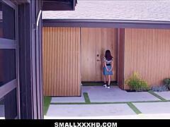 smallxxxhd story of petite amber summer fucked to orgasm by landlord