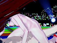 Girlfriend Fucked Hard and Creampied on Stage