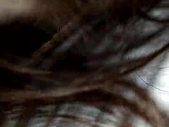 deliciosa latina brunette hembra mamando mi verga en homemade cheating