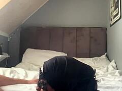 bi muslim delivers steamy blowjob in intimate moment