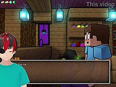 Yo, getting sucked right next to my clueless girlfriend in Hornycraft!