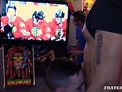 Mussy Puck In Gay Group Action!