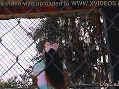 jayla inc twerks her big ass in panties and thong