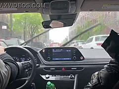 give me head for a ride home, thoty ebony teen rides monster black cock