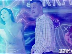 jerkaoke with sexy latina gianna dior getting railed doggy style hard