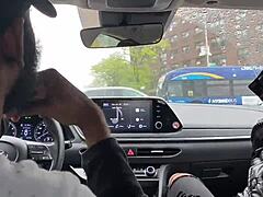 give me head for a ride home, thoty ebony teen rides monster black cock