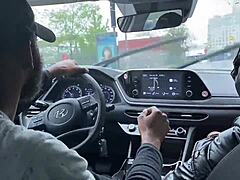 give me head for a ride home, thoty ebony teen rides monster black cock