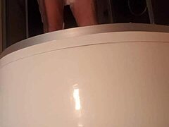 Enjoying A Relaxing Shower Session Alone