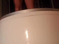 Enjoying A Relaxing Shower Session Alone