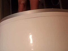 Enjoying A Relaxing Shower Session Alone