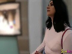 Teen with big butt sucks and bangs hard!