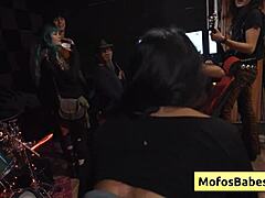 Nia Bleu Brett Maker Fuck Sexy Brunette's Big Natural Boobs At Live Concert