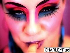 Charley Teases With Big Tits Masturbation