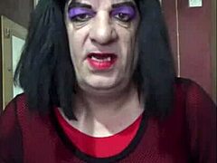 bisexual crossdresser fills himself up part 1