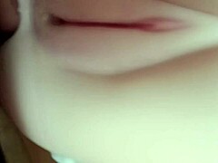 comfortable insertion of clean toy in ass.