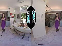 wetvr billiards tease gets her pussy drenched in vr