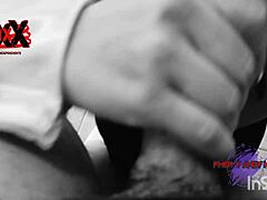 Playboy Bunny Andy Sucks Big Cock Cumshot