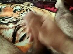 You yourself finishing the solo masturbation session in private