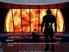 Through spacetime 51 adventure game.