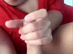 My New Milf Roommate Gives Handjob to Help Me Cum in Dorm Pov