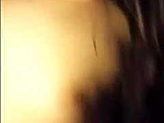 Young amateur gives a blowjob and rides to climax
