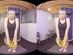 In this 3D video athletic models engage in fitness sex