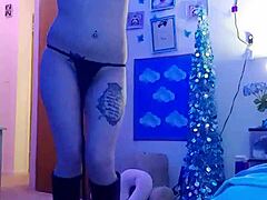 Amateur Performs Striptease on Webcam