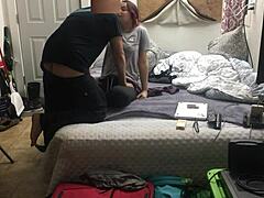 18 year old redhead miami slut gives passionate bj