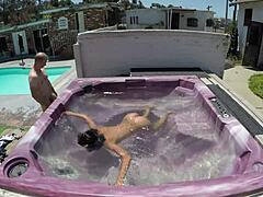 I saw Dayanara in hot tub pov, so hawt