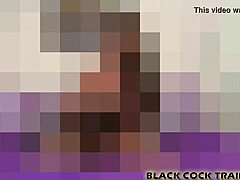 Experience the thrill of anal play with a large strapon
