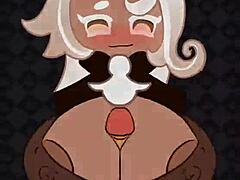 Latte Cookie Titfuck with a Sexy Blonde Milf and Big Cock Cumshot