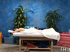 Erotic massage with sensual touch