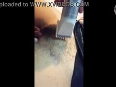 Young Asian Girl Waxing in Bathroom!