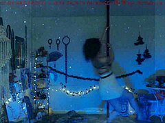 alexa kitten performs pole dancing in three different outfits during her solo clothed routine