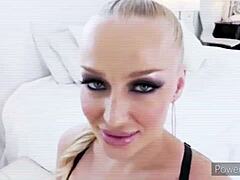 Kayla green blows cock