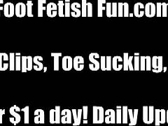 we take you to foot fetish heaven with licking and sucking