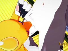 digimon hentai featuring taomon part 2