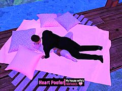 a warm cartoon moment in cold weather