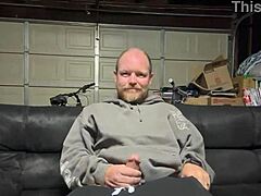 Stroking My Large Member Slowly