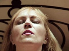 latina milf explores first masturbation in club