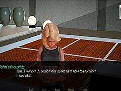 Exploring adventures in My New Family episode 19 with a blonde teen character.