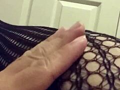 Stockings fetish video from April 10, 2017 😍