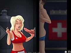 summertime saga 58: cumming hard in tight teen pussy