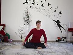 Yoga Lesson 355 With Mature Brunette Femdom And Big Ass