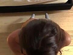 Clea Gaultier's sex tape with a stranger featuring blowjob and pov scenes