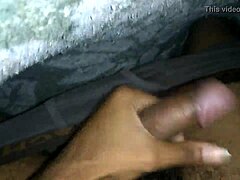 indian big dick handjob massage and white cum