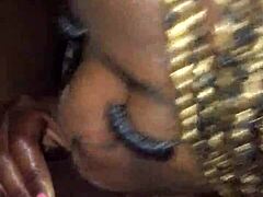 Ebony Amateur In Tampa Eating Monster Black Cock