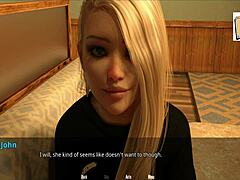 Hey, Anna, take John's cock while at work!