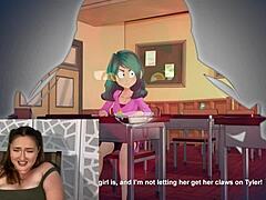 Cartoon gangbang with cum swallowing action, wow!
