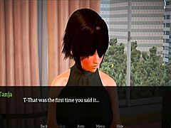 A cartoon adventure in a visual novel format